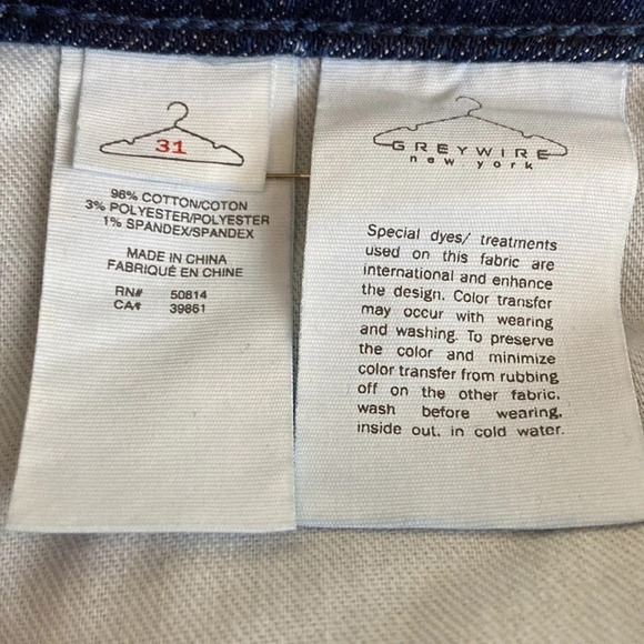 Greywire Grammercy Skinny Jeans - Size 31 - Picture 7 of 10